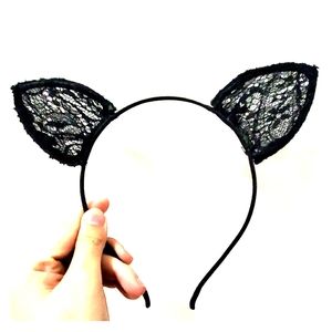 Sassy cat ears headband.